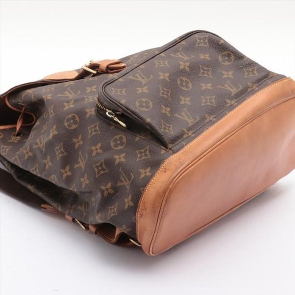 Louis Vuitton Montsouris GM Vintage Brown Monogram Canvas Backpack main image 5